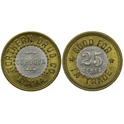 Rare Bi-Metal Merchant Token - Cordova, AK