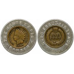 Rare Dawson Bi-Metal Token - Dawsonn, AK