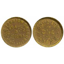 Old Fashion saloon Token - Globe, AZ