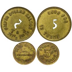 Silver Dollar Saloon Tokens - Superior, AZ