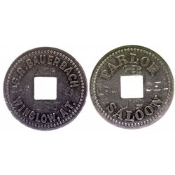 G. R. Bauerbach Parlor Saloon Token *Territorial* - Winslow, AZ