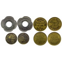 Gold Themed Token Quartet -