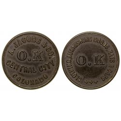 Rare Colorado Token - Central City, CO