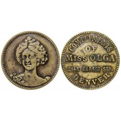 Miss Olga Choice Brothel Token - Denver, CO