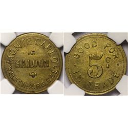 Monte Carlo Saloon Token - Walsenburg, CO