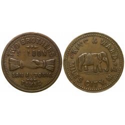 Mules City Brass Token - Mules City, MT