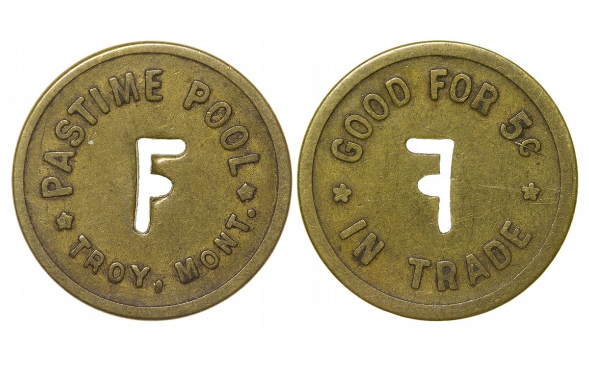 Montana Pool Hall Token - Troy, MT