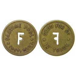 Montana Pool Hall Token - Troy, MT