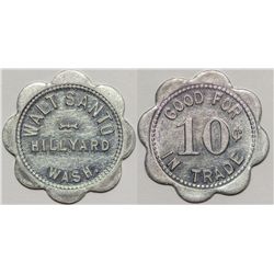 Walt Santo Token - Hillyard, WA