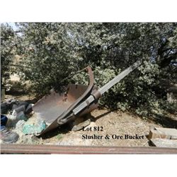ORE CAR AND SLUSHER BUCKET