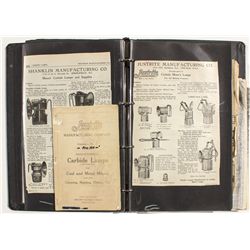 Carbide Lamp Advertising Collection -