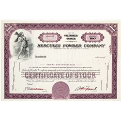 Hercules Powder Stock Certificate -