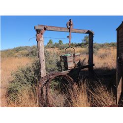 Travelling Ore Bucket & Barbed Wire -
