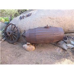 Wagon Wheel & Ore Bucket -