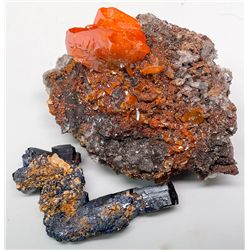 Crystal Minerals Pair -