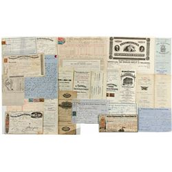 19th Century Insurance Documents Group -