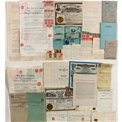 Philatellic Postal Revenue Stamp Documents History Group -