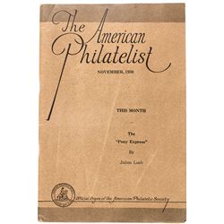 Pony Express Stamps and Book -