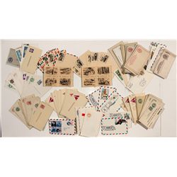US Stamped Postcard Group -
