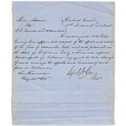 Adams & Co. Letter - San Francisco, CA