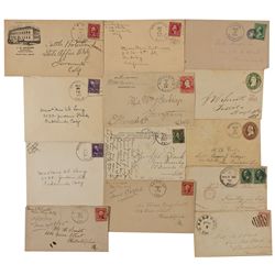 El Dorado Postal Covers Group - Smith Flat, Fairplay, Quintette, CA