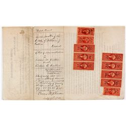 Minnesota Estate Note with Revenue Stamps -  MN