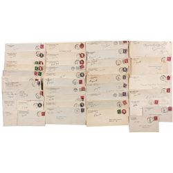 Betty O'Neal Postal Covers - Battle Mountain, NV