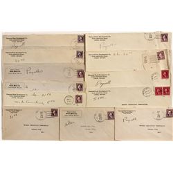 Union Mine Postal Covers - Union, NV