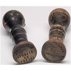 Two American Express Wax Sealers - Atlanta, NY