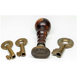RR Wax Seal & Key Trio - Warwick, NY