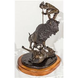 Bronze Sculpture "The Hunt" -