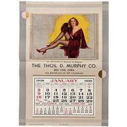 Saloon Calendar Broadside -