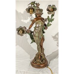 Bronze Sculpted Post Lamp "Calatea" - Eureka, CA
