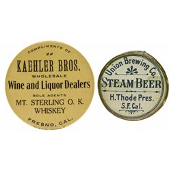 Fresno Whiskey & SF Brewery Mirrors - Fresno/San Francisco, CA