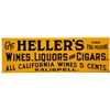 Image 1 : Heller's Embossed Tin Sign - Kalispell, MT