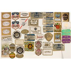 Liquor Label Collection - Virginia City, NV