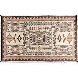Raised Outline Navajo Rug -