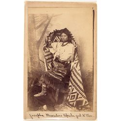 Apache Girl Cabinet Card -