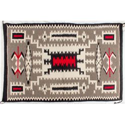 Storm Pattern Navajo Rug -