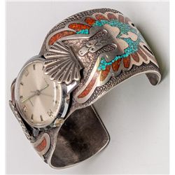 Chip Inlay Navajo Watch -  AZ