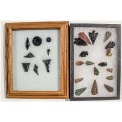 Nez Perce Obsidian Tools & Flint Arrowheads -  WA