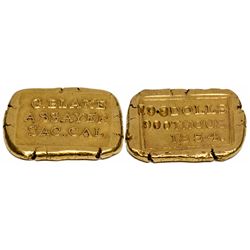 G. Blake Assayer Gold Ingot--Possible Fantasy - Sacramento, CA