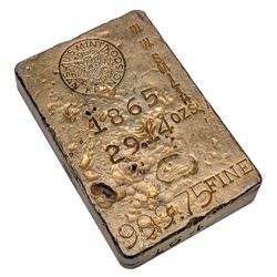 1956 San Francisco Mint Poured Silver Ingot - San Francisco, CA