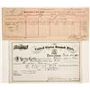Image 1 : Denver Mint Assay Forms Pair - Denver, CO
