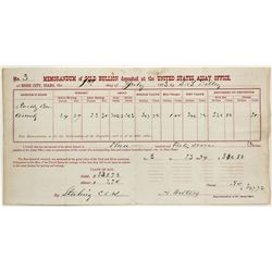Boise Assay Receipt - Boise City, ID
