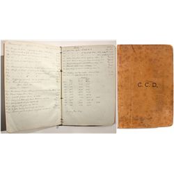 Consolidated Virginia Mine Assay Book - Virginia City, NV