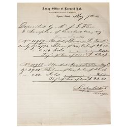 James Fair Assay Paper - Virginia City, NV