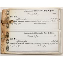 Savage Mining Assay Book - Virginia City, NV