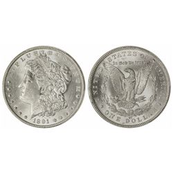 Morgan Silver Dollar 1891CC - Carson City, NV