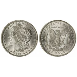 Morgan Silver Dollar 1891CC - Carson City, NV